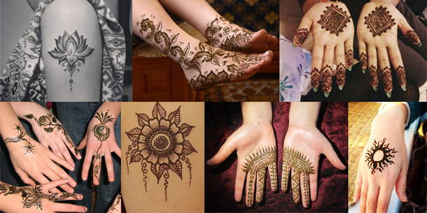 Xăm Henna  một loại hình xăm nhưng không đau bắt nguồn từ Ấn Độ  Hình xăm  nghệ thuật Lucky Tattoo