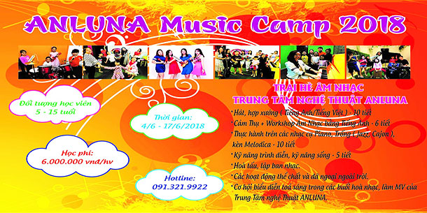 Trại hè  âm nhạc  - Anluna Music Camp 2018