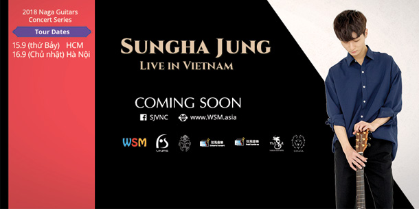 Thần đồng guitar Hàn Quốc - Sungha Jung đến biểu diễn tại Việt Nam 2018