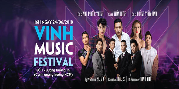 Lễ hội âm nhạc Vinh Music Festival 2018