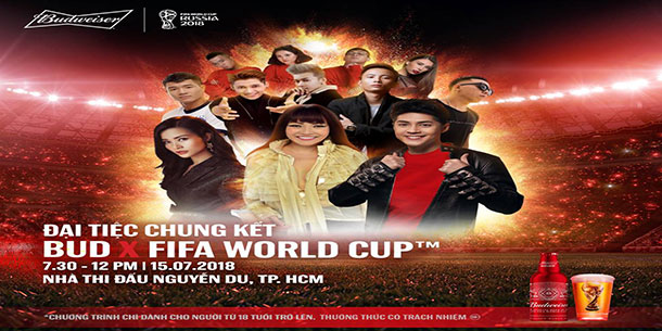 Đại tiệc chung kết BUD X FIFA WORLD CUP 2018
