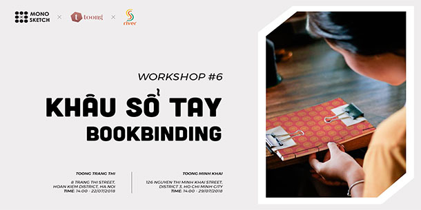 Workshop #6: Khâu Sổ Tay I Book Binding