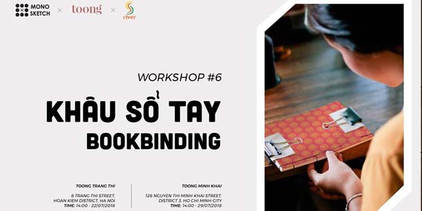 Workshop: Book Binding - Khâu Sổ Tay