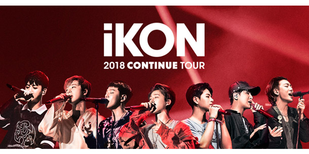 [Update] Địa điểm & Vé Concert của iKON WORLD TOUR 2018 - "Continue Tour"