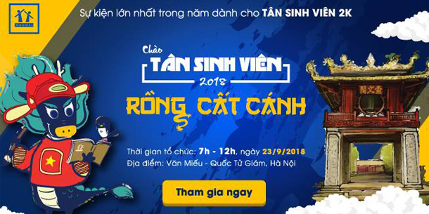 Sự kiện Chào Tân sinh viên 2018 - Rồng Cất Cánh