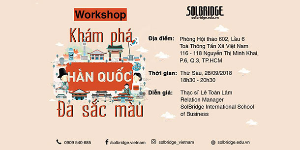 Workshop: Khám Phá Hàn Quốc Đa Sắc Màu