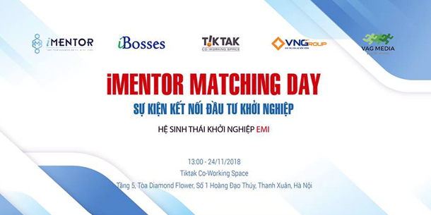 Sự kiện kết nối đầu tư khởi nghiệp - IMentor Matching Day 2018