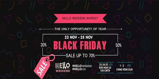Hello Weekend Market Black Friday Sale