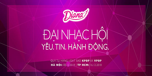 Diana tổ chức đại nhạc hội, Mang hẳn thần tượng Kpop về 'quẩy' cùng con gái Việt