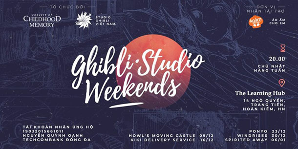 Chiếu Phim Miễn Phí - Ghibli Studio Weekends