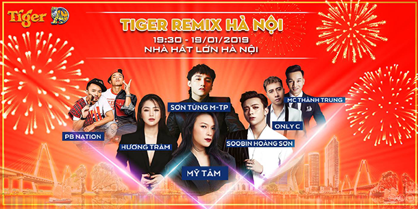 Lễ hội Đánh Thức Mùa Xuân - Tiger Remix Hà Nội 2019