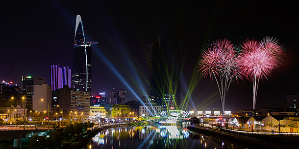 Tết Nguyên Đán Kỷ Hợi 2019 năm nay, Sài Gòn sẽ có thêm điểm bắn pháo hoa mới