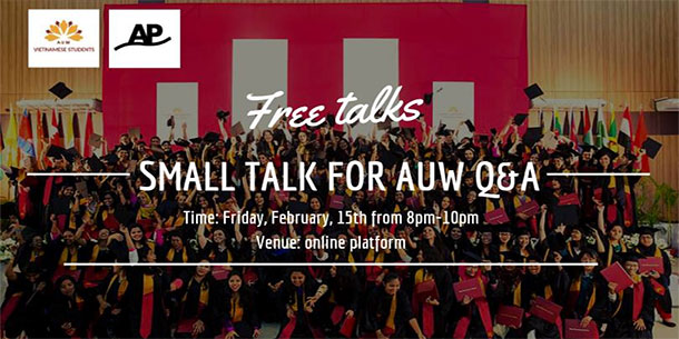  Buổi Chia Sẻ Small Talk For Asian University For Women (AUW) Q&A 2019