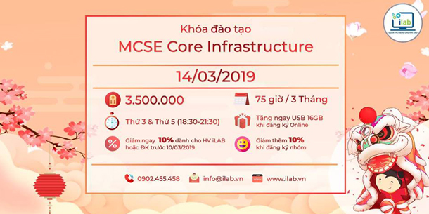 Khóa đào tạo MCSE Core Infrastructure