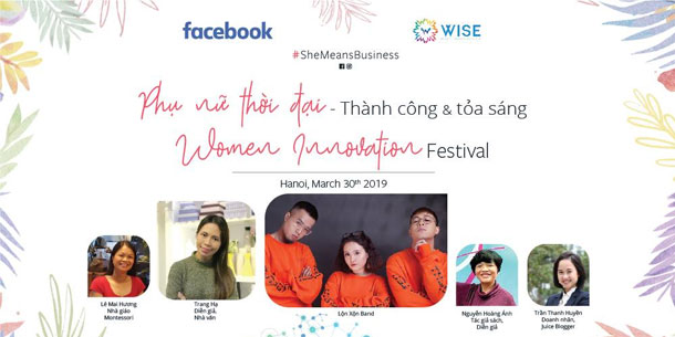 Women Innovation Festival - Phụ nữ thời đại-Thành công &Tỏa sáng