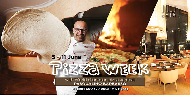 Tuần Lễ Pizza với nhà vô địch trình diễn Pizza Pasqualino Barbasso  