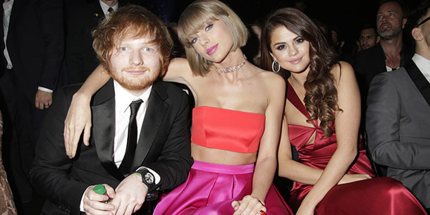 Sau tất cả, Ed Sheeran và Selena Gomez đã 'ra mặt' trong drama mới của Taylor Swift vs Scooter Braun và Justin Bieber
