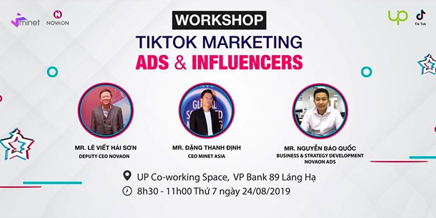 Hội thảo TikTok Marketing: Ads & Influencers