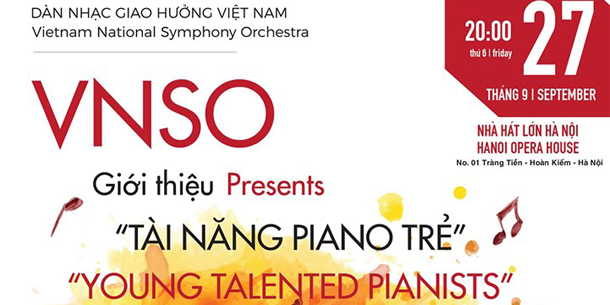 Hòa Nhạc Giới Thiệu Tài Năng Piano Trẻ - VNSO