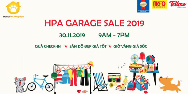 Hanoi Pet Adoption Garage Sale 2019