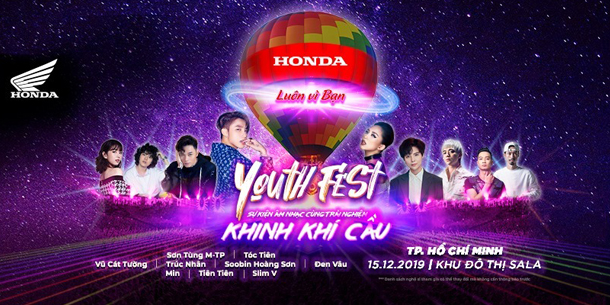 Honda Youth Fest - Đại nhạc hội Khinh Khí Cầu tại HCM