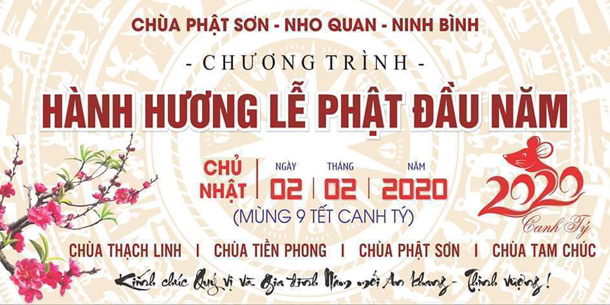 Du Xuân Hành Hương Lễ Phật Đầu Năm - 2020