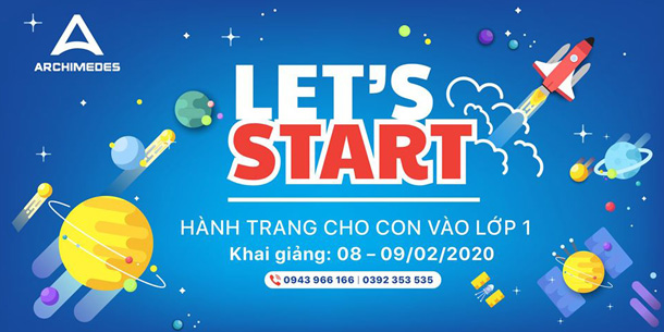 LET’S START - HÀNH TRANG CHO CON VÀO LỚP 1