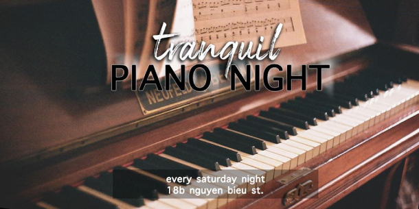 Đêm nhạc Saturday Piano Evening tại Hà Nội