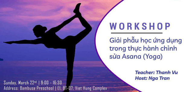 Workshop "Giải Phẫu Học Ứng Dụng Trong Thực Hành Yoga"