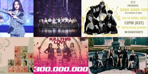 Kpop tuần qua: ‘Kill This Love’ của BlackPink phá kỉ lục lượt stream, BTS công chiếu loạt concert online, EXO kỉ niệm 8 năm hoạt động,  seventeen & (G)I-DLE comeback với loạt thành tích ấn tượng.