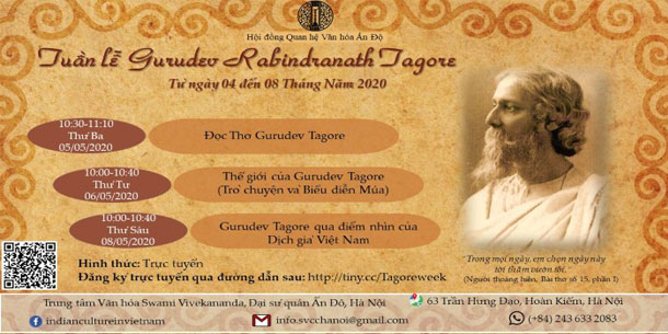 Tuần lễ: Gurudev Rabindranath Tagore 2020