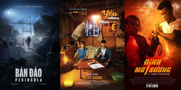 Phim Việt - Thái - Hàn ra rạp tháng 7/2020 nhộn nhịp hơn với những tác phẩm kinh dị, hành động và tâm lý mãn nhãn.