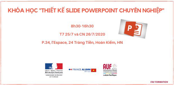 Khóa học "Thiết kế Slide Powerpoint chuyên nghiệp"