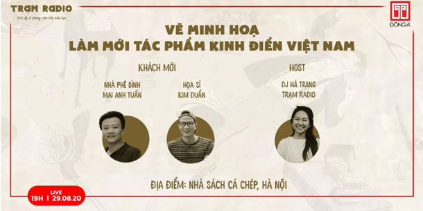 Vẽ minh hoạ – Làm mới tác phẩm kinh điển Việt Nam