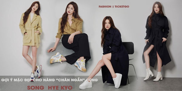 Gợi ý thời trang thu đông cho các nàng chân ngắn cùng Song Hye Kyo: Mặc là đẹp
