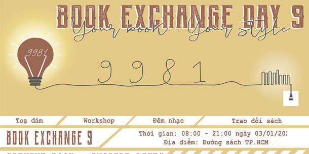 BOOK EXCHANGE DAY - BED: NGÀY HỘI SÁCH VÀ NGƯỜI TRẺ