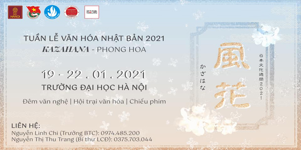 Tuần lễ Văn hóa Nhật Bản 2021 với chủ đề "Kazahana - Phong hoa"