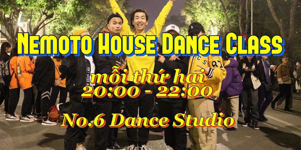 Khai giảng khóa học nhảy "Nemoto House Dance Class in Hanoi" ngay sau dịp nghỉ Tết 2021