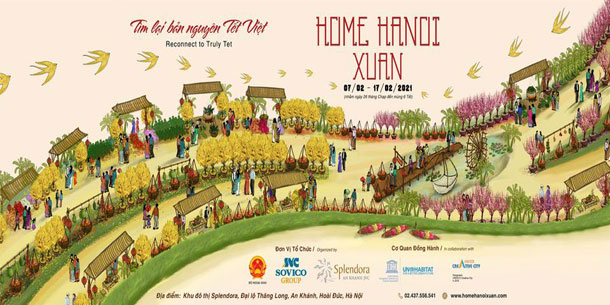 Đường hoa Hà Nội - Home HaNoi Xuan 2021
