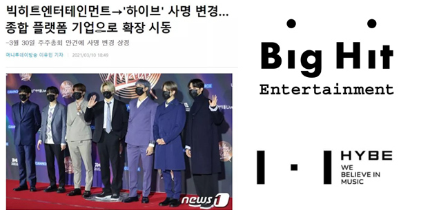 Công ty chủ quản của BTS - BigHit Entertainment chính thức đổi tên thành HYBE
