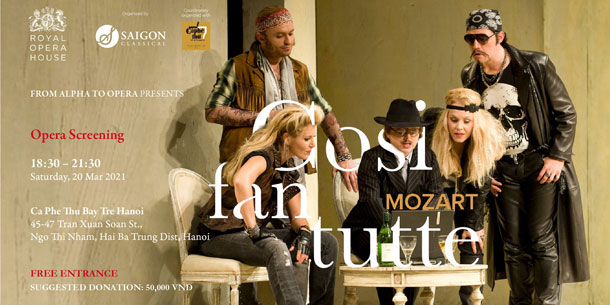 Opera Screening: 14 COSÌ FAN TUTTE Mozart (20.3.2021)