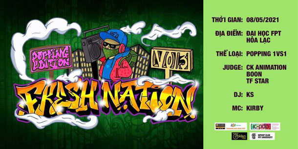 Giải đấu dành cho dân mê hiphop - Fresh Nation Vol.3 - Popping Edition