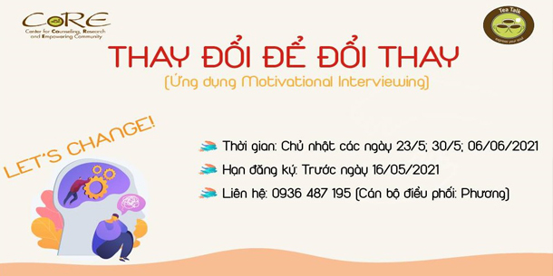 Khóa học Let's change - Thay đổi để đổi thay