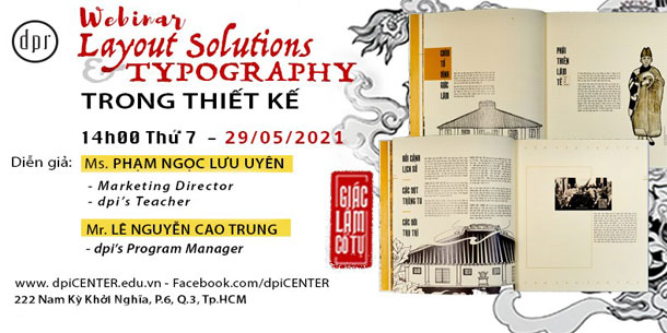 [ Webinar ] “TYPOGRAPHY & LAYOUT SOLUTIONS trong thiết kế