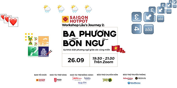 Workshop Trực Tuyến Về Văn Hóa Ngôn Ngữ Người Việt "Ba Phương Bốn Ngữ" 