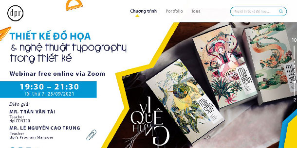 Webinar Thiết Kế Đồ Họa Và Nghệ Thuật Typography Trong Thiết Kế 2021