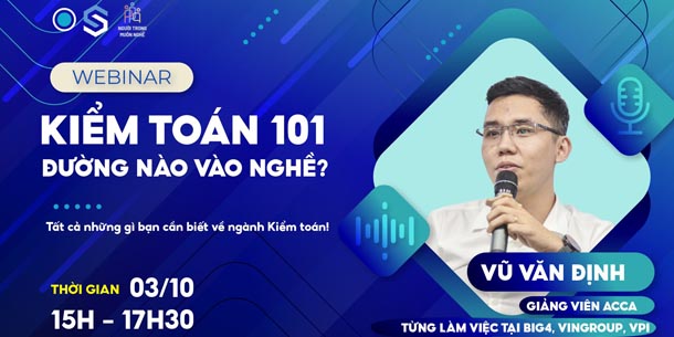 Sự kiện online - Kiểm toán 101: Đường nào vào nghề?