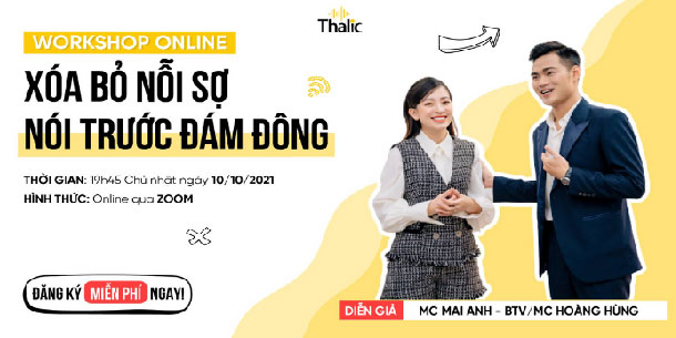 Workshop “Xóa Bỏ Nỗi Sợ Nói Trước Đám Đông”