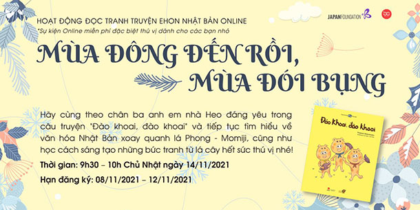 Hoạt động đọc truyện tranh Ehon Nhật Bản online