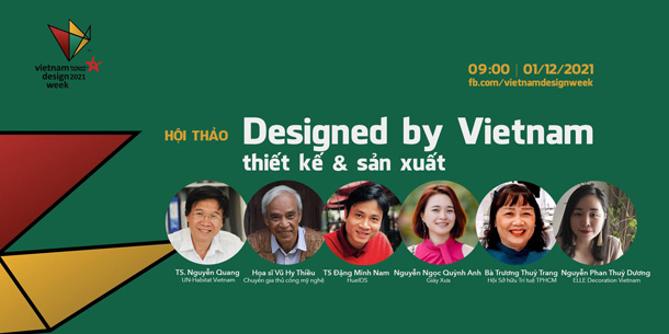 Cơ hội tham gia miễn phí - Hội thảo Designed by Vietnam - Thiết kế và Sản xuất